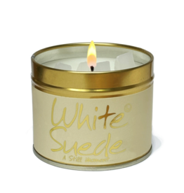 Lily-flame  Geurkaars | Lily Flame  | White Suede