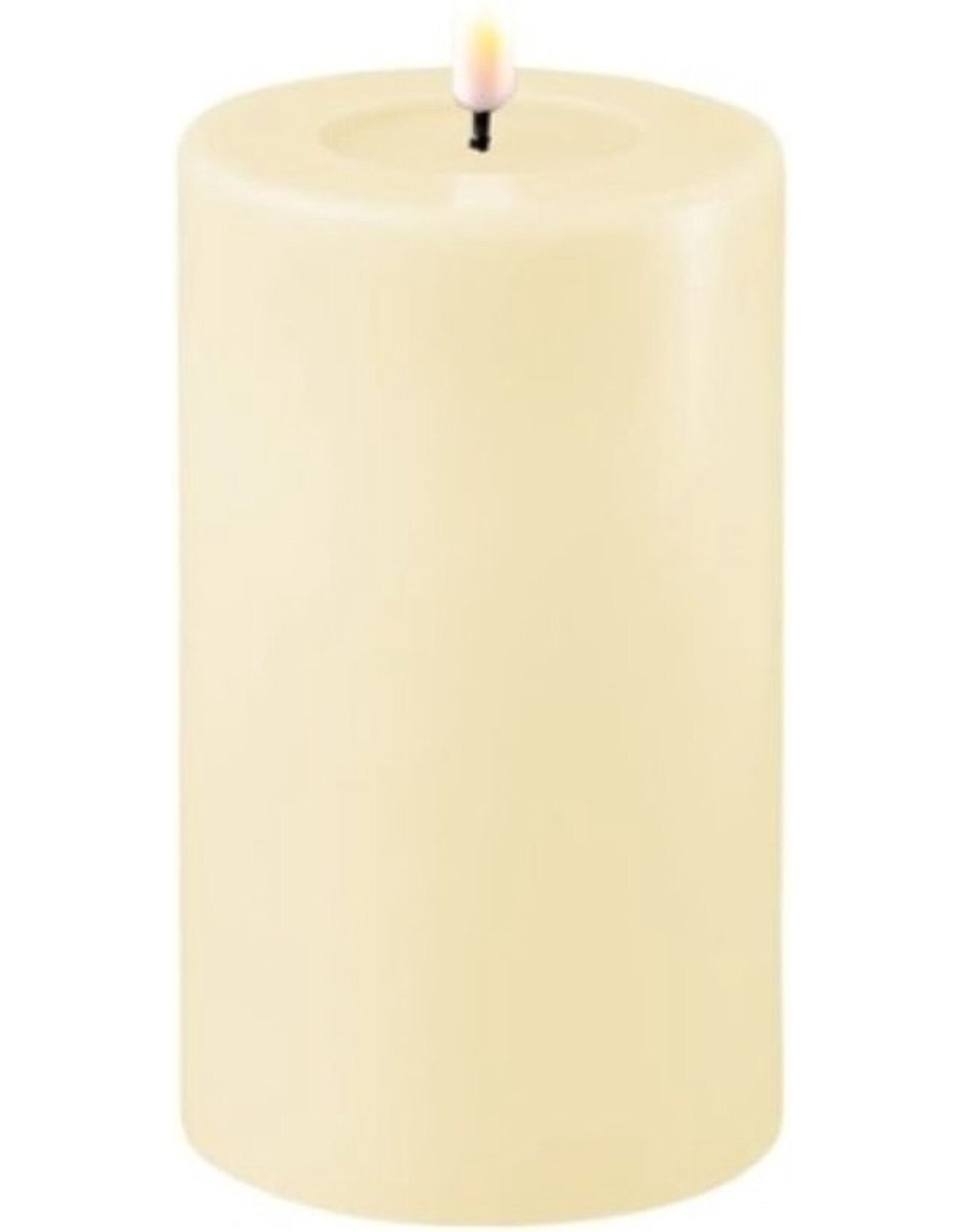 Deluxe Homeart Led kaars Led Stompkaars | 7.5 cm x  12,5 cm    | Cream | Deluxe Homeart