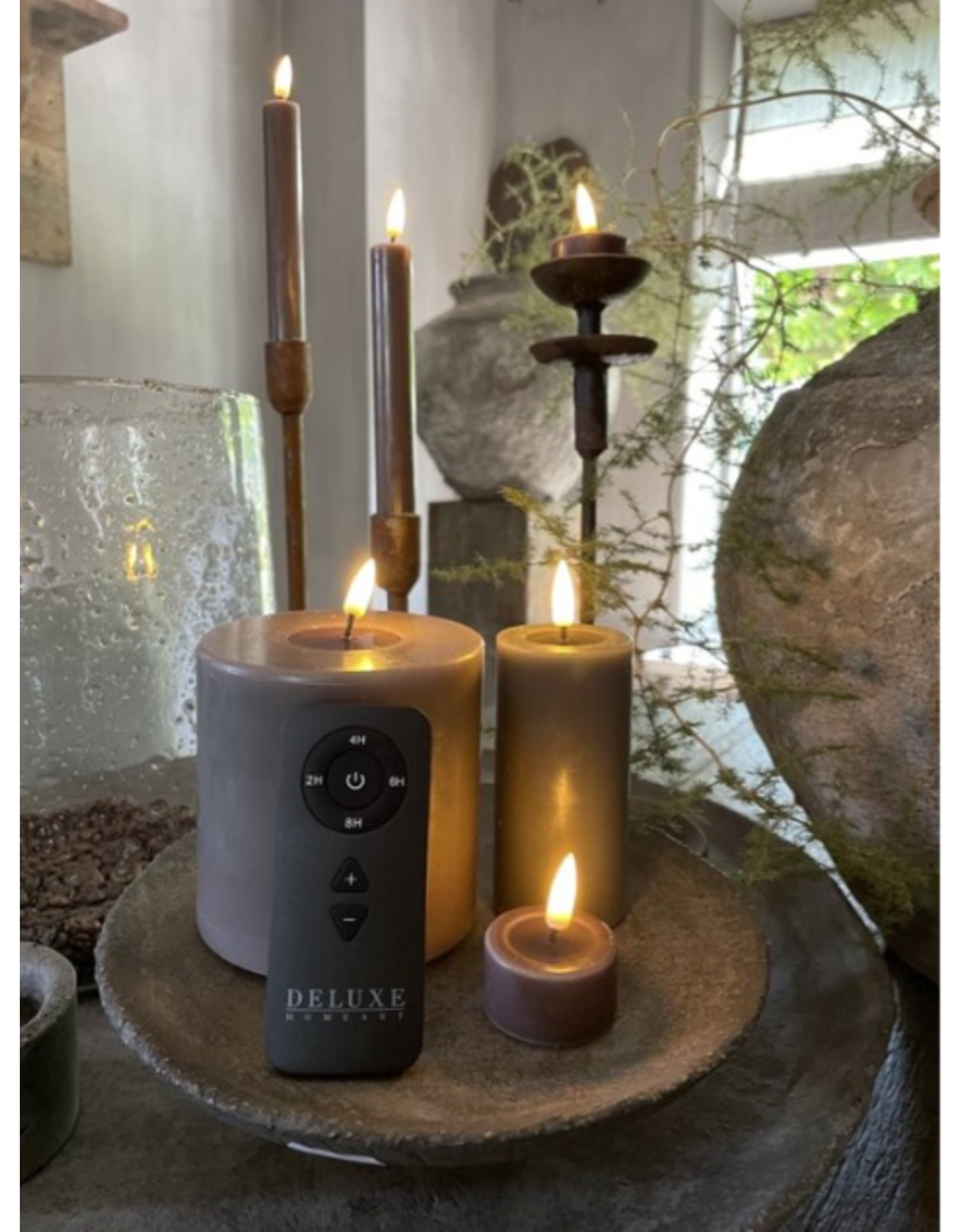 Deluxe Homeart Led kaars  Afstandsbediening | Led |Deluxe Homeart