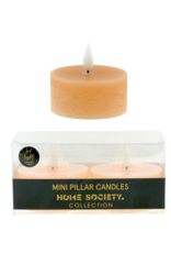 Home Society Led mini stompkaars met afstandsbediening | set van 2 || Peach | Home Society