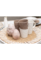 Home Society Kaars Ei marmer | Sand | Home Society