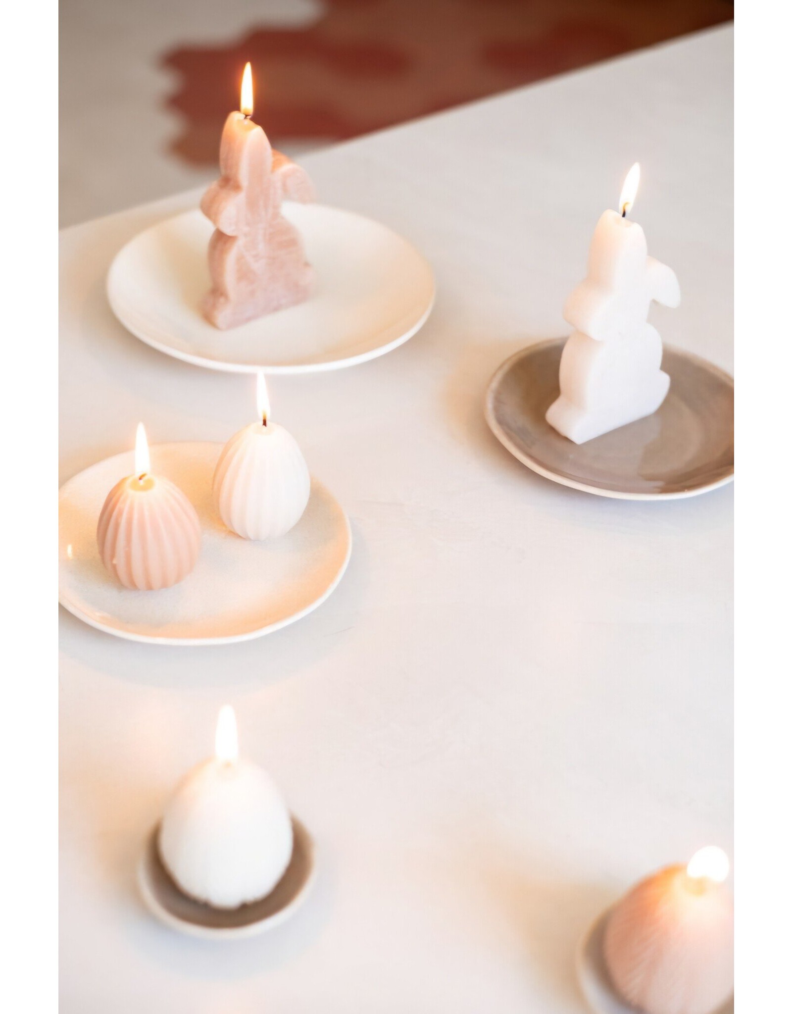 Home Society Ei Kaars set 2  | Sand | Home Society