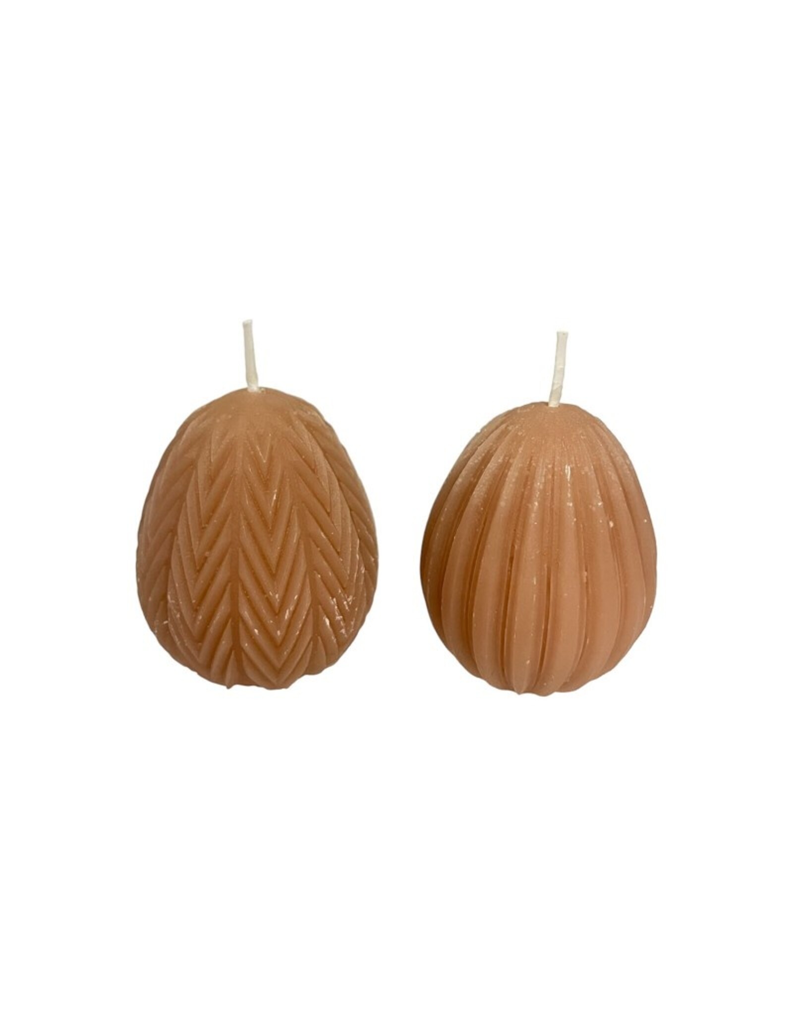 Home Society Ei Kaars set 2  | Sand | Home Society
