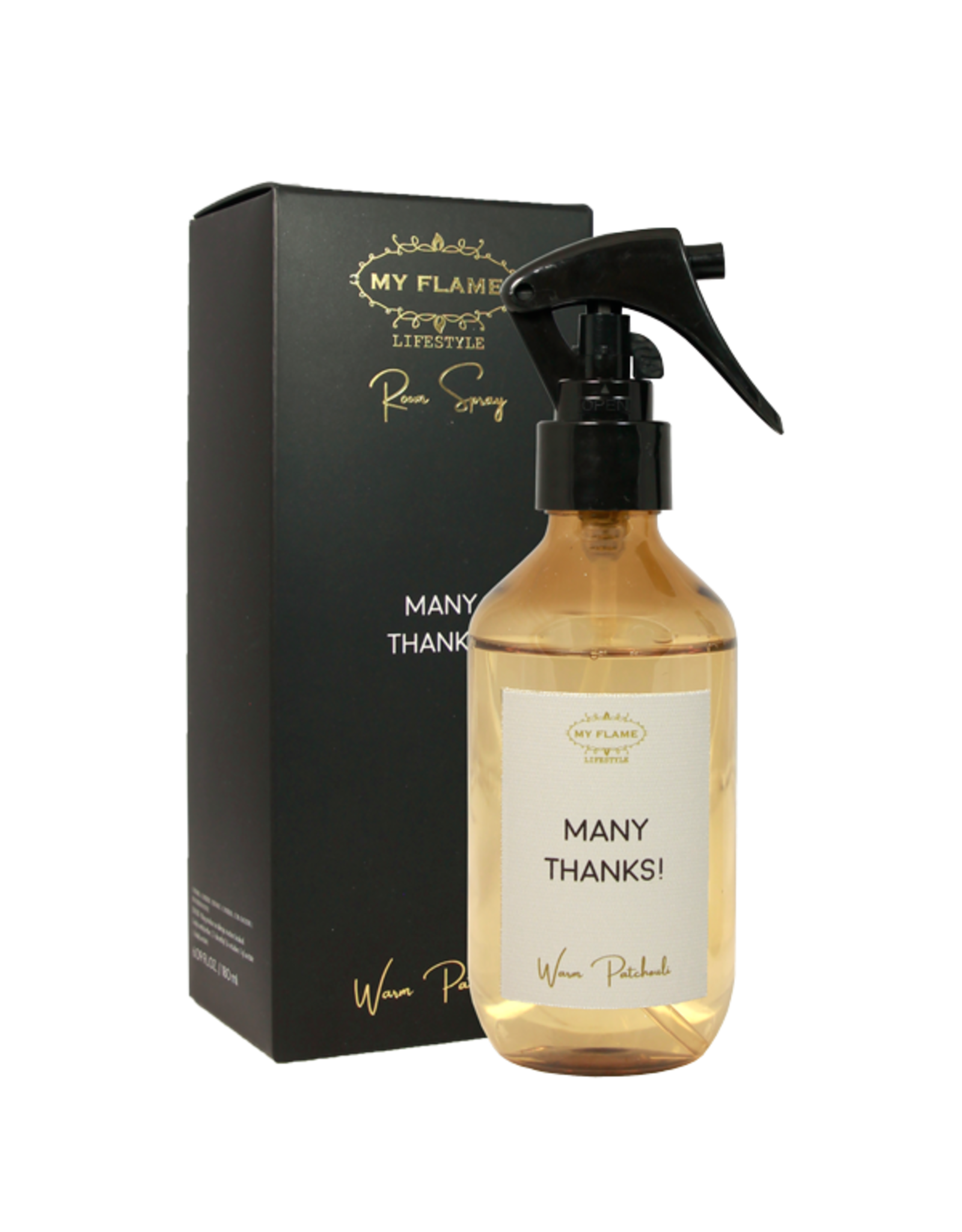 My flame Lifestyle Roomspray | Many thanks! | Warm Patchouli | My flame