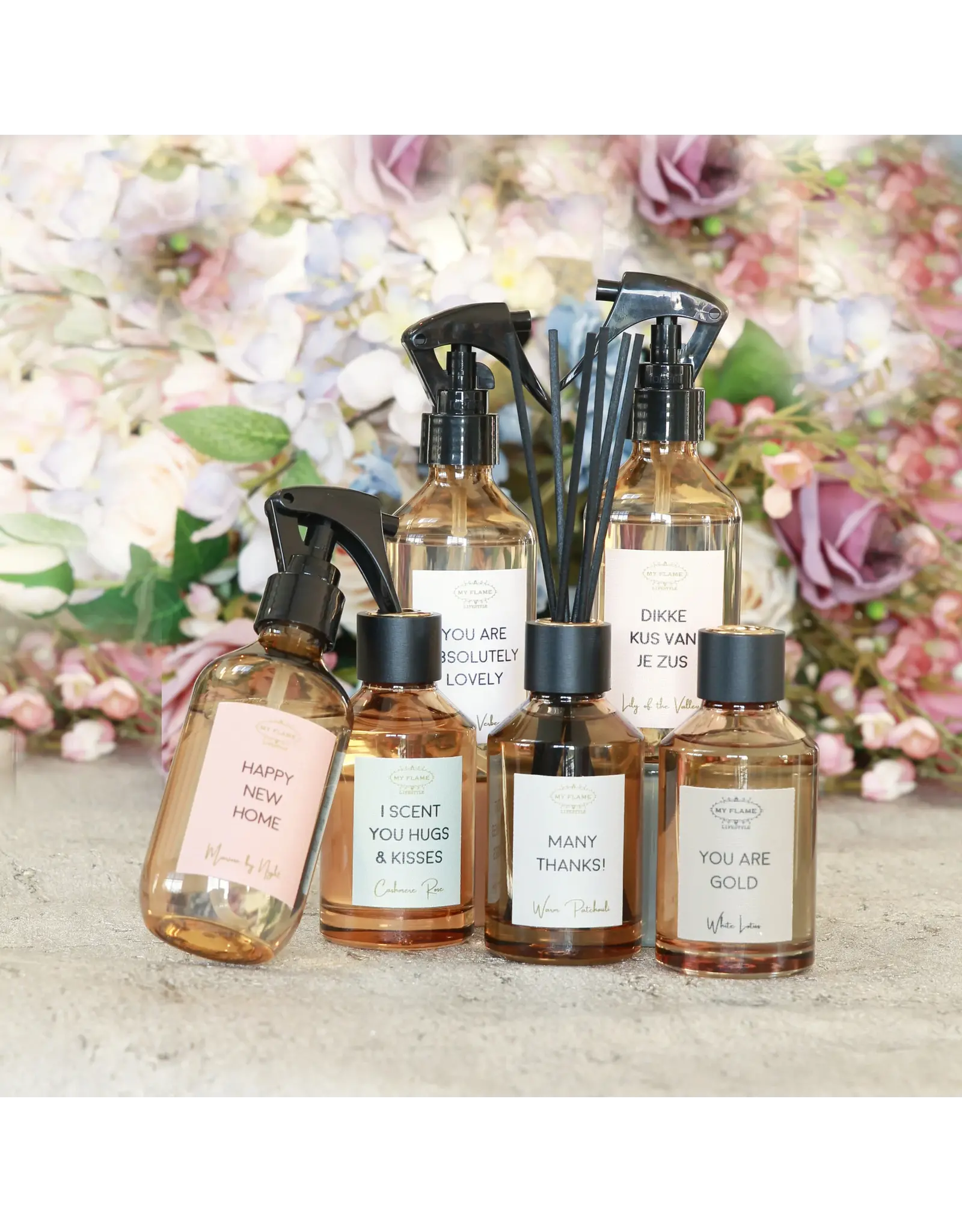 My flame Lifestyle Geurstokjes | You are absolutely lovely | Citrus Verbena| My flame
