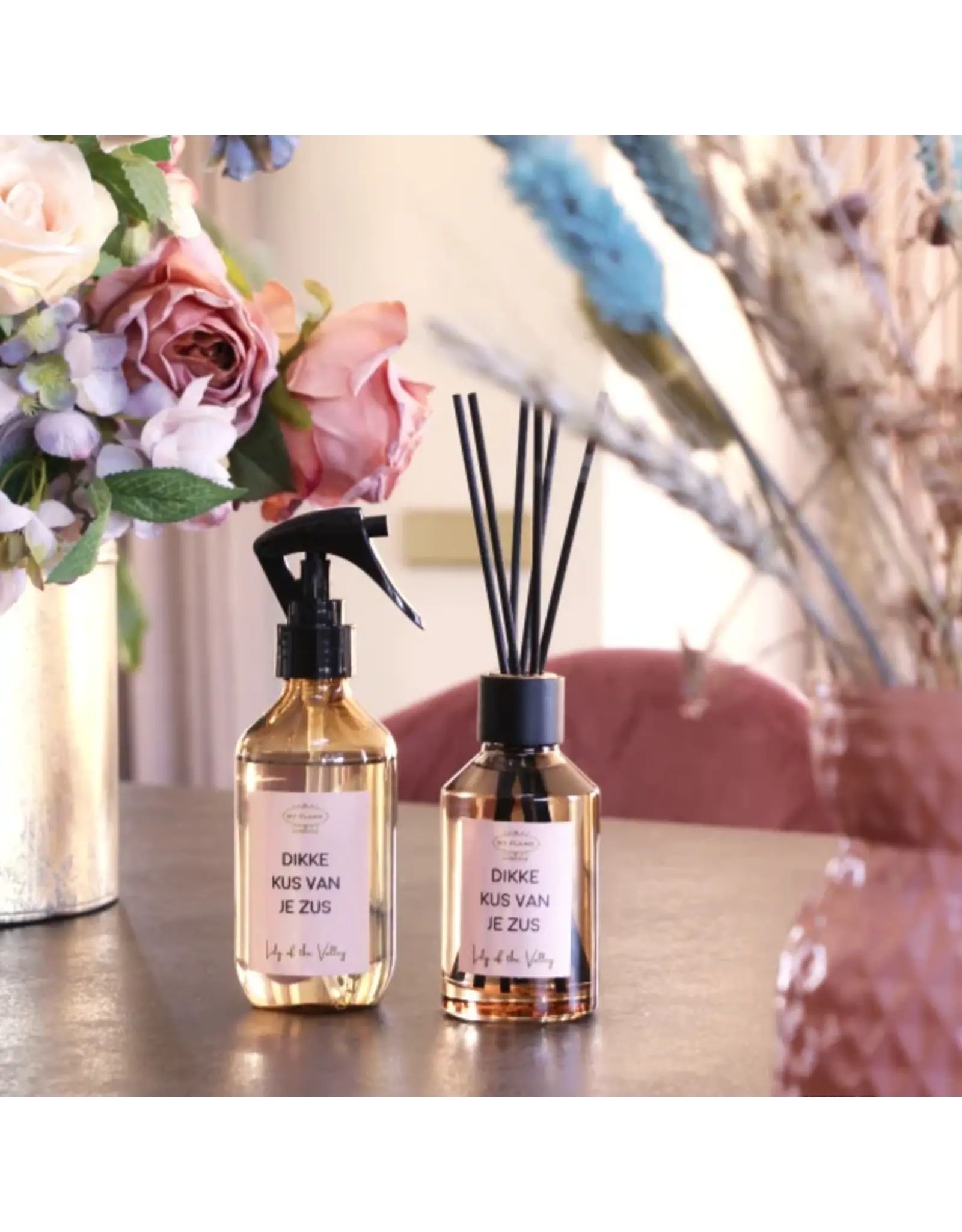 My flame Lifestyle Geurstokjes | Dikke kus van je zus | Lily of the valley | My flame