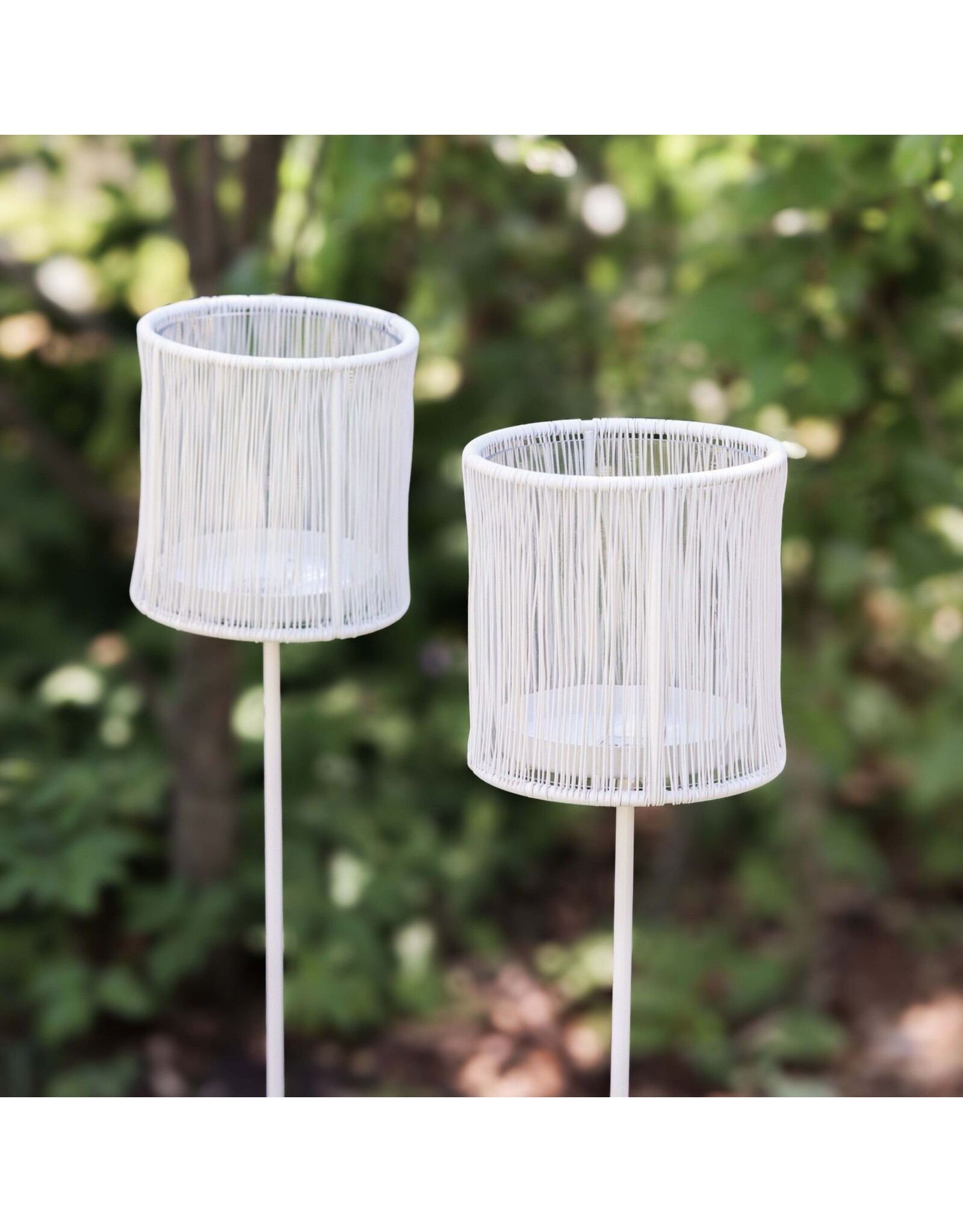 Leeff Leeff | waxinehouder | tuinsteker | Onno | Wit