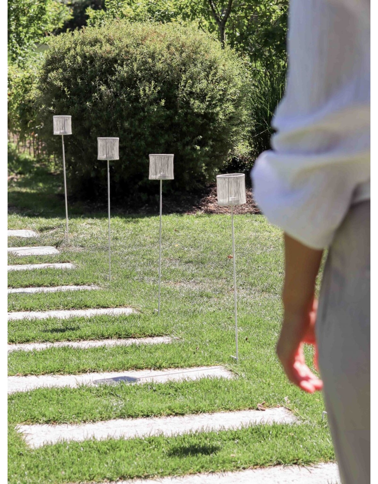 Leeff Leeff | waxinehouder | tuinsteker | Onno | Wit