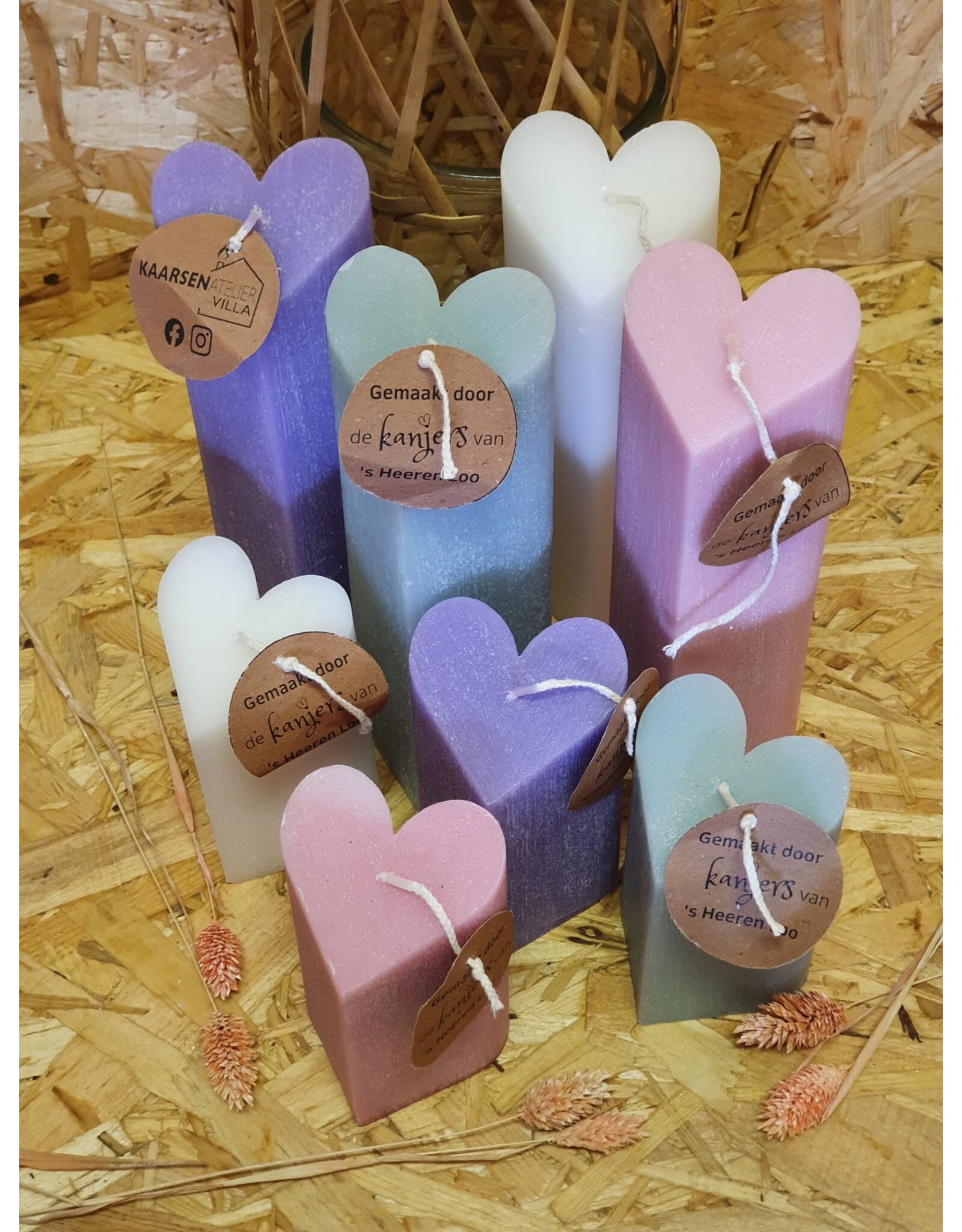 De kanjers van 's Heerenloo  Hartkaars staand | L | Kanjers van 's Heeren Loo