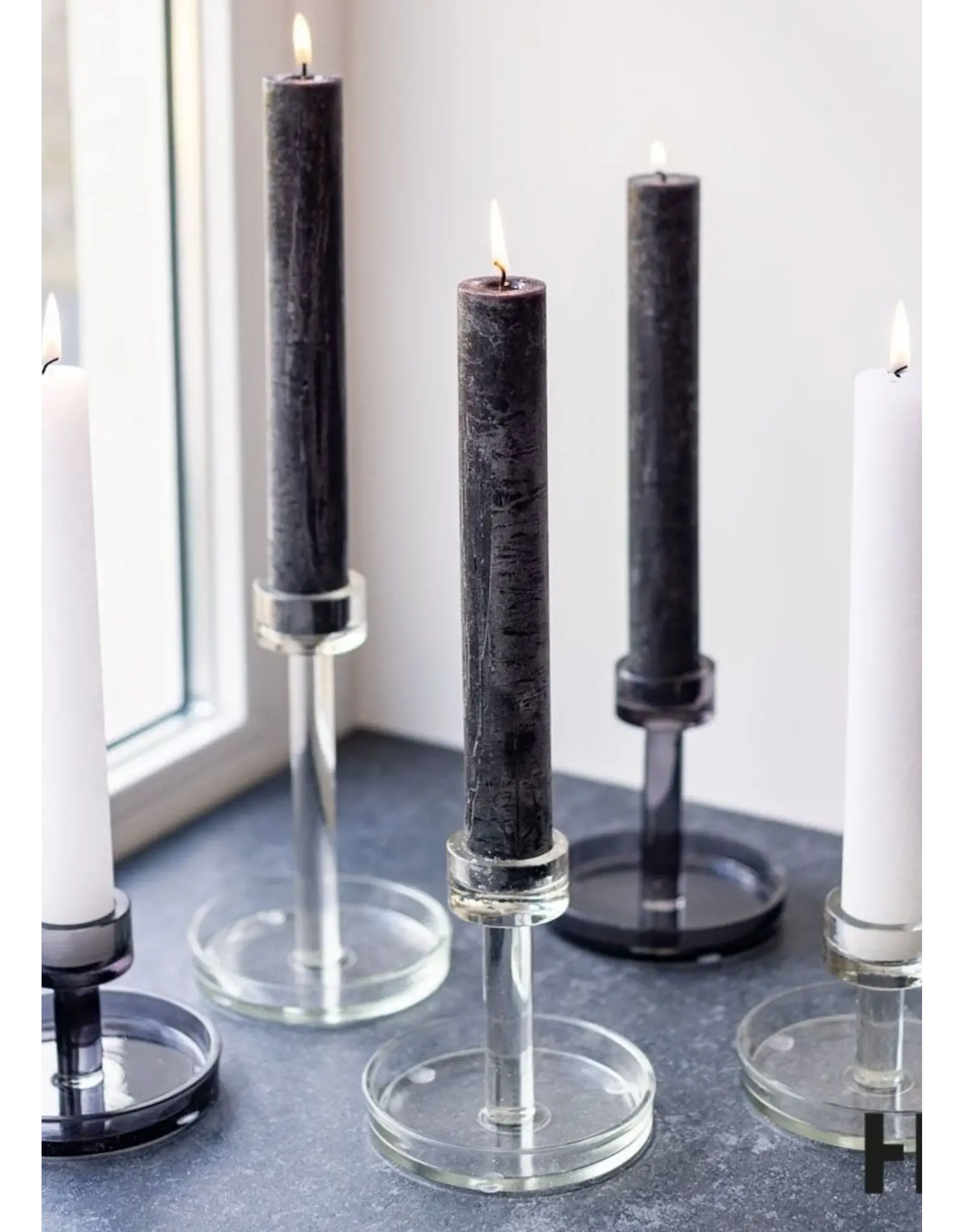 Home Society Kandelaar dinerkaars XL | Moos  | clear |  Home Society