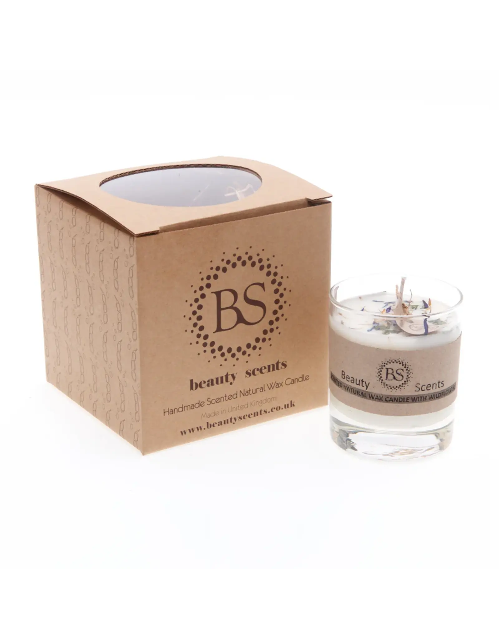 Beauty Scents geurkaarsen Soja geurkaars met wilde bloemen in glas | Beauty Scents