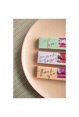 Home Society Cadeauset met 2 bloemenkaarsen – met boodschap | Home Society
