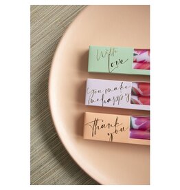 Home Society Cadeauset met 2 bloemenkaarsen – met boodschap | Home Society