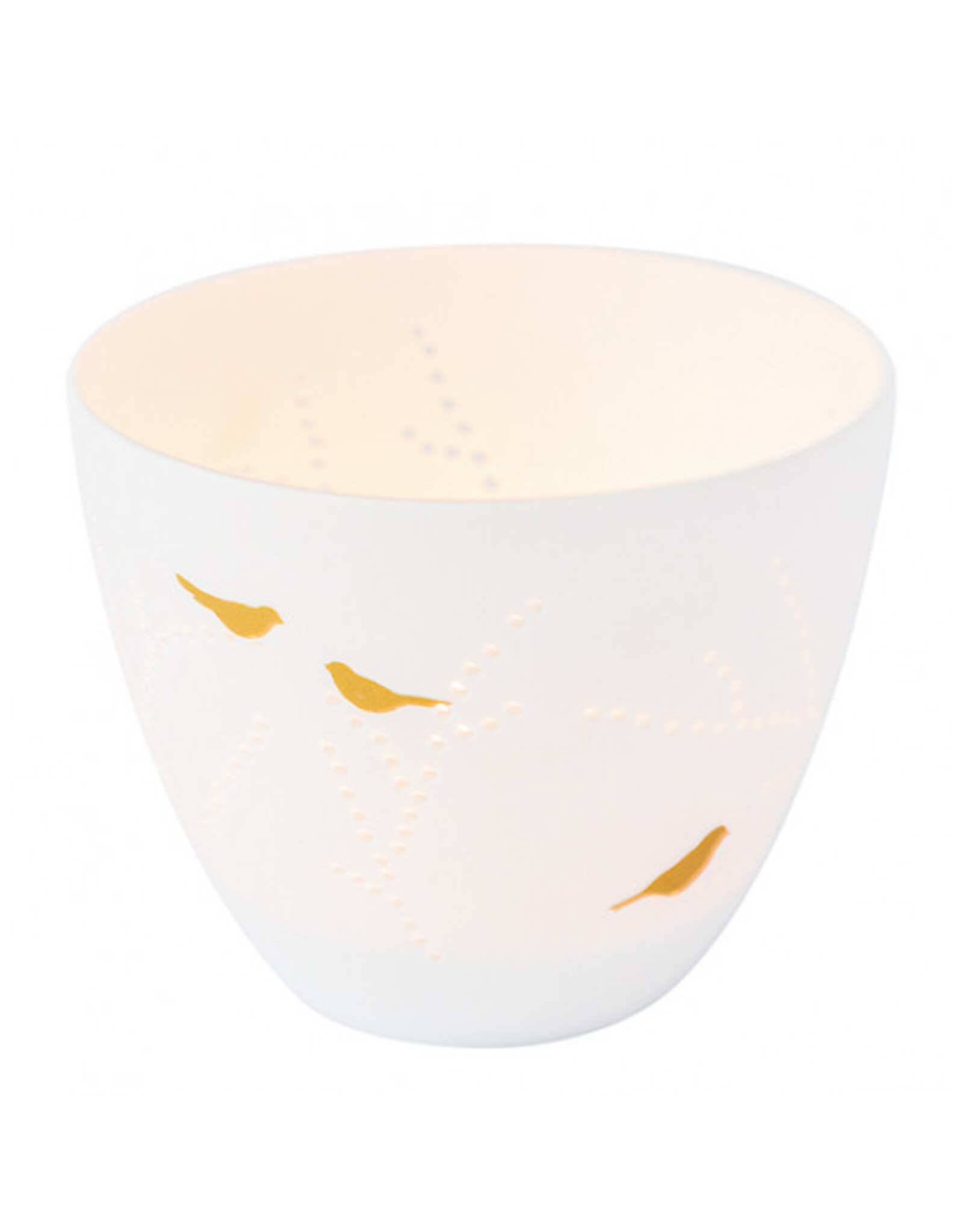 Räder Porseleinen waxinelichthouder | Poetry light | vogels | Raeder