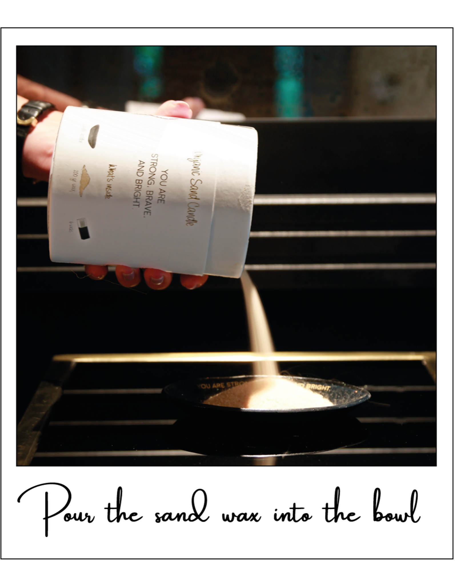 My flame Lifestyle Giftbox met kaarsenzand | Sending you a warm hug | My Flame Lifestyle