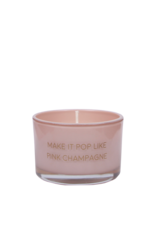 My flame Lifestyle Soja geurkaars | Make it pop like pink champagne | Grean tea time | My Flame