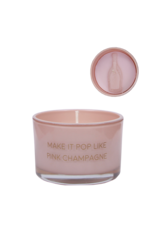 My flame Lifestyle Soja geurkaars | Make it pop like pink champagne | Grean tea time | My Flame