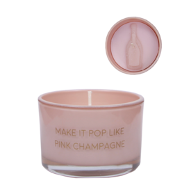 My flame Lifestyle Soja geurkaars | Make it pop like pink champagne | Grean tea time