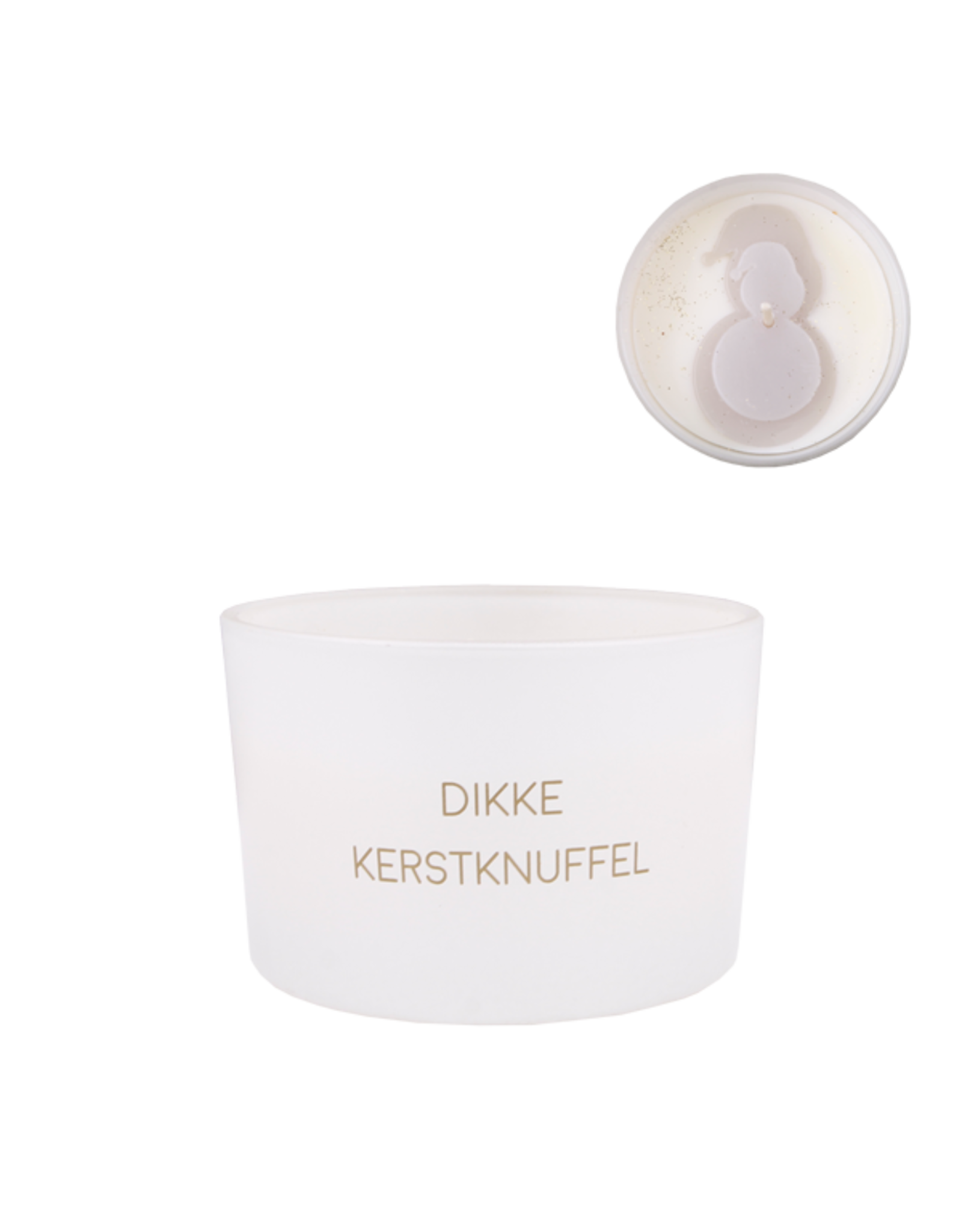 My flame Lifestyle Soja geurkaars | Dikke kerstknuffel | Winter wood | My Flame