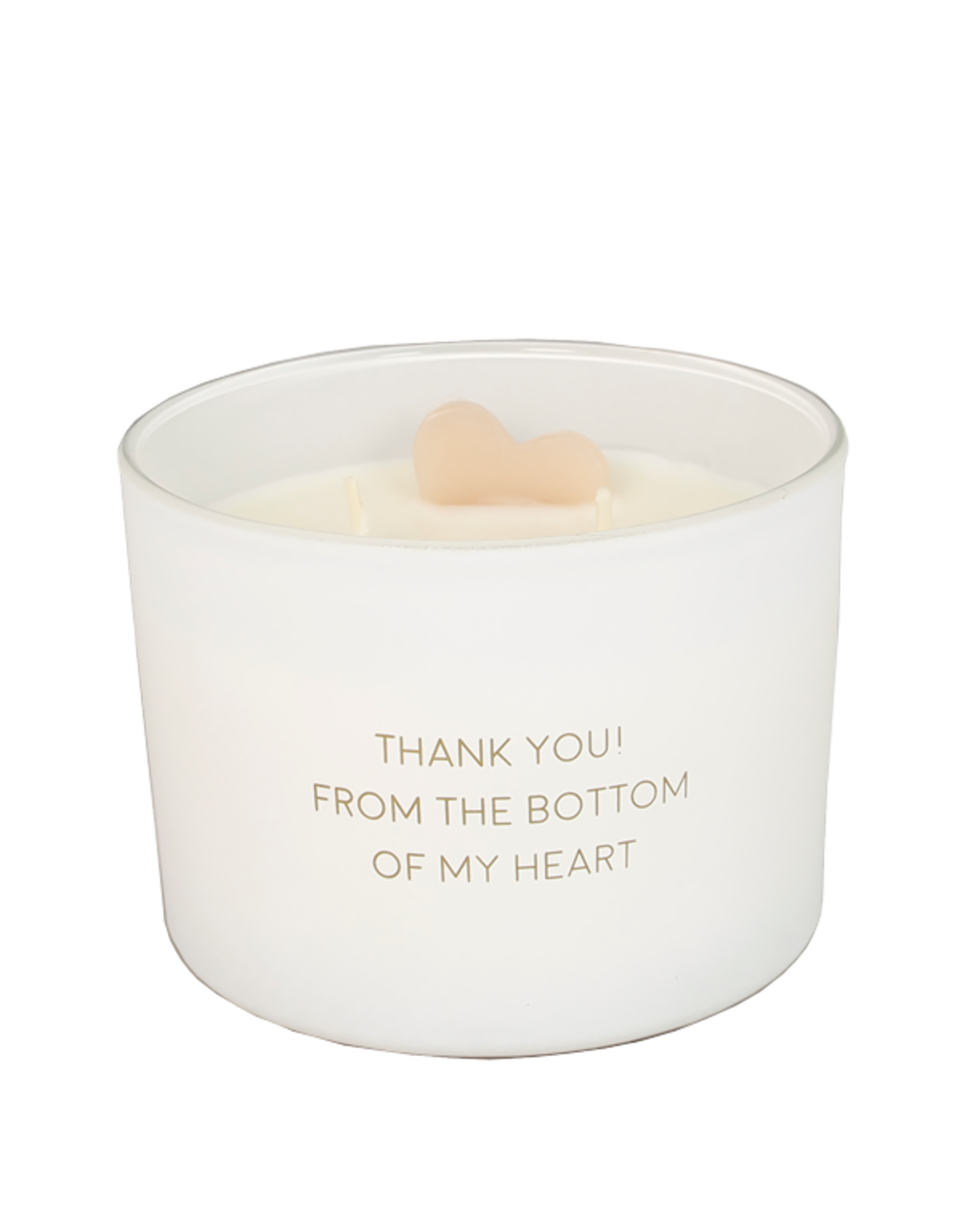 My flame Lifestyle Soja geurkaas | Thank you from the bottom of my heart | Fresh Cotton | My Flame