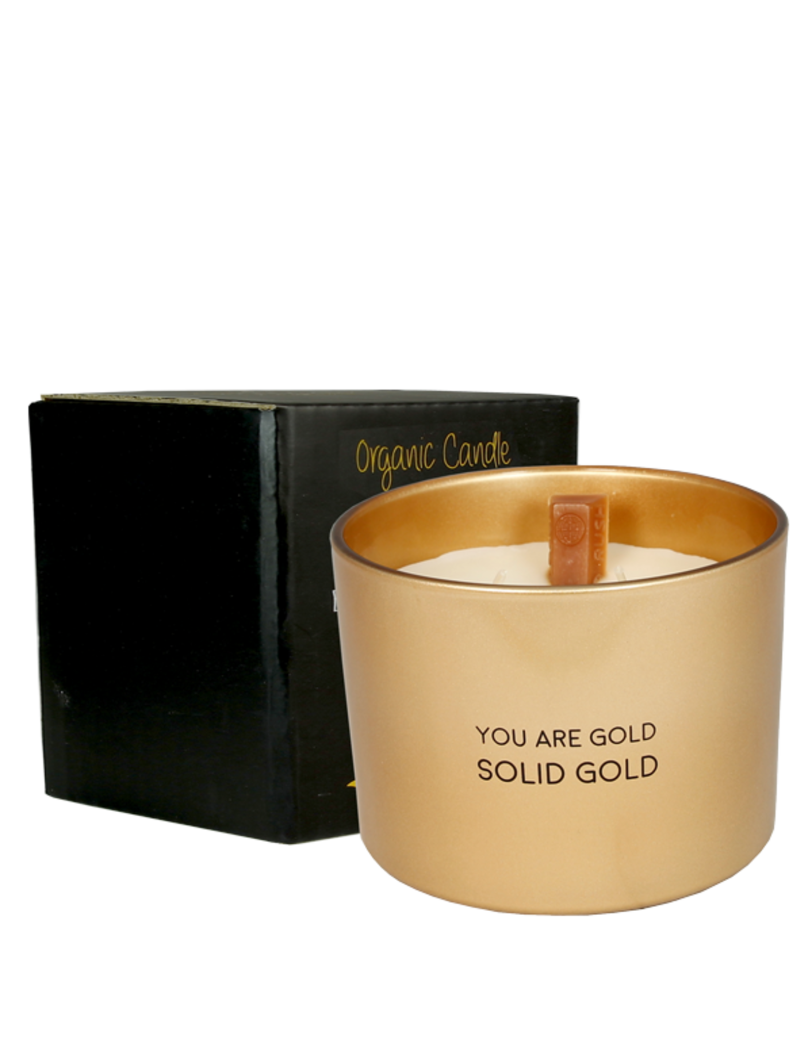 My flame Lifestyle Soja geurkaas | You are gold , solid gold | Silky Tonka | My Flame