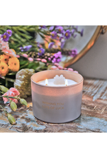 My flame Lifestyle Soja geurkaas | Wishing you lots of luck | Amber's Secret | My Flame