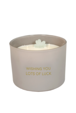 My flame Lifestyle Soja geurkaas | Wishing you lots of luck | Amber's Secret | My Flame