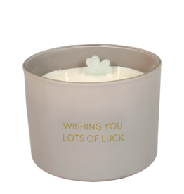 My flame Lifestyle Soja geurkaas | Wishing you lots of luck | Amber's Secret | My Flame