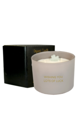 My flame Lifestyle Soja geurkaas | Wishing you lots of luck | Amber's Secret | My Flame