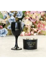 My flame Lifestyle Soja geurkaars | Wijnglas | Wijntje  | Warm  Cashmere | My Flame