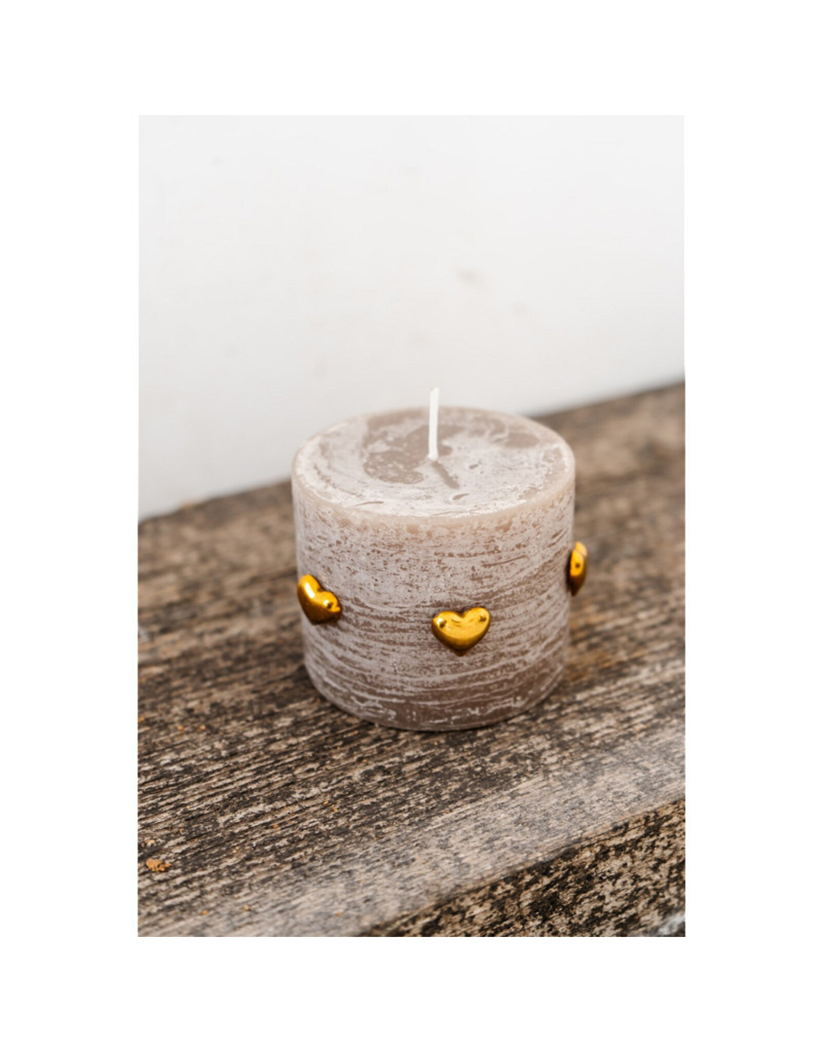 Home Society Candle pin | Heart | Goud  | Home Society