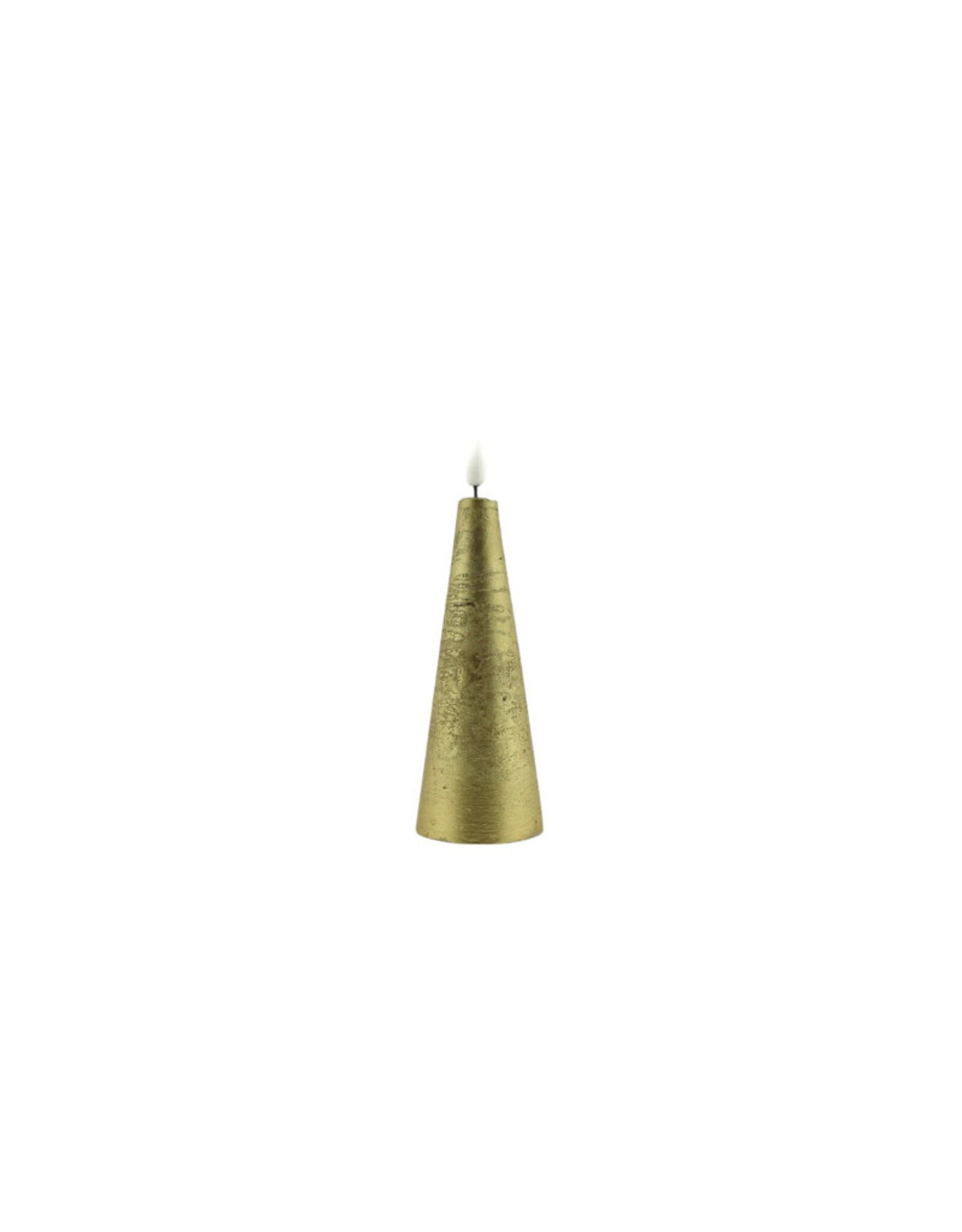 Home Society LED Kaars Cone met afstandbediening |  Goud | S | Home Society