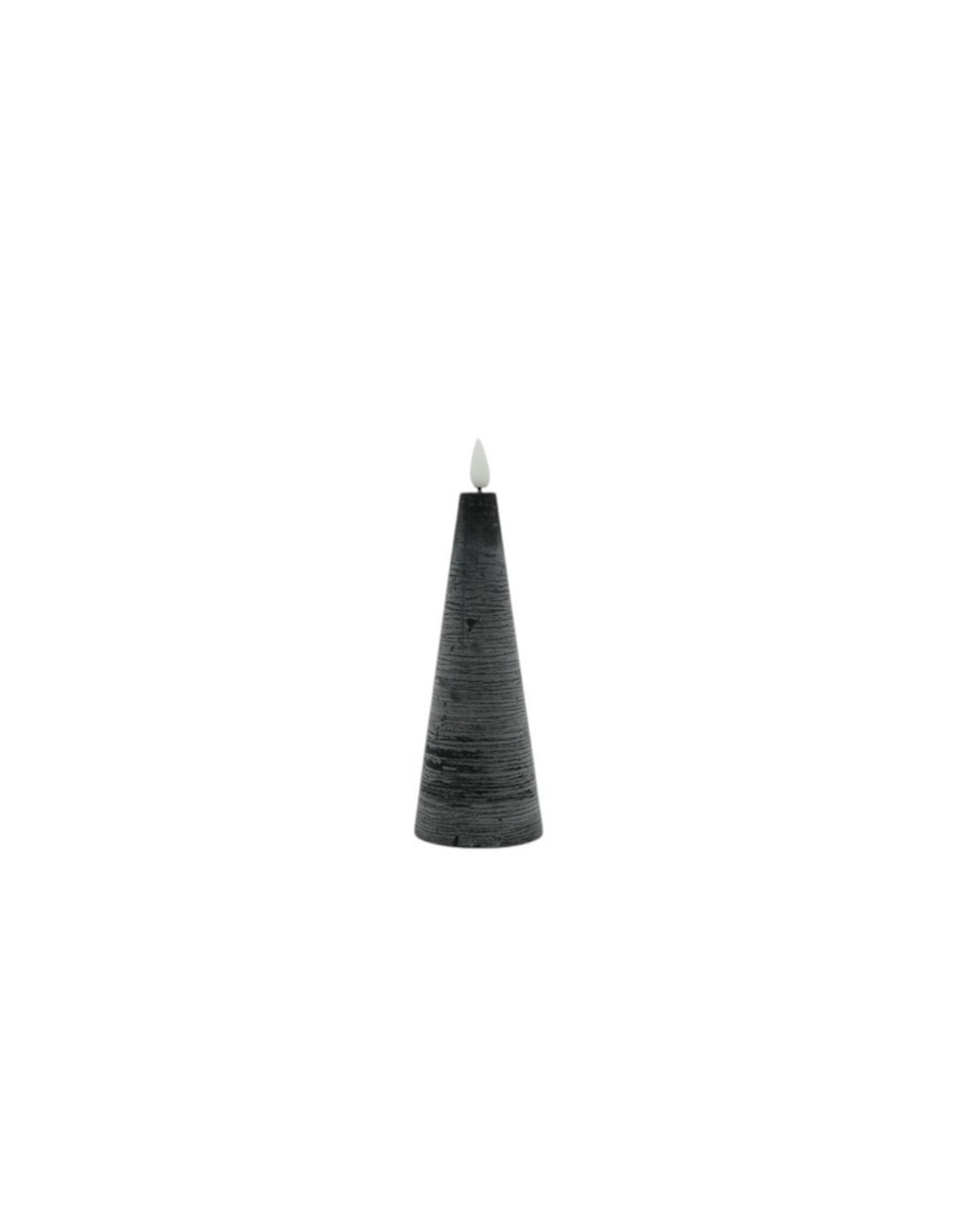 Home Society LED Kaars Cone met afstandbediening | Zwart| S | Home Society