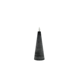 Home Society LED Kaars Cone met afstandbediening | Zwart | M
