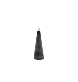 Home Society LED Kaars Cone met afstandbediening | Zwart | L