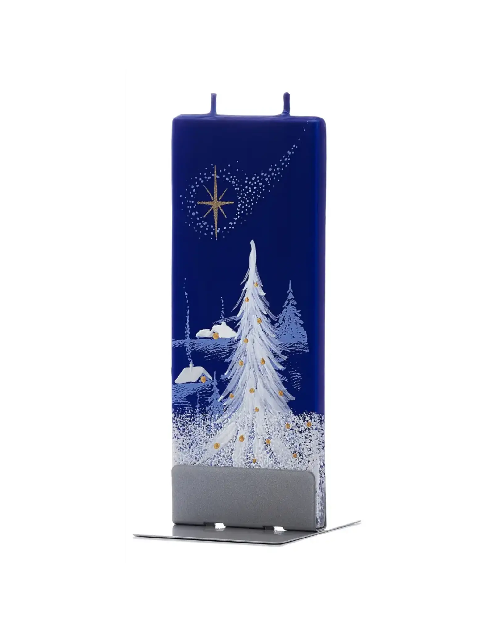 Flatyz Kerstnacht met een ster | platte kaars | Flatyz