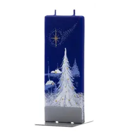 Flatyz Kerstnacht met een ster | platte kaars | Flatyz