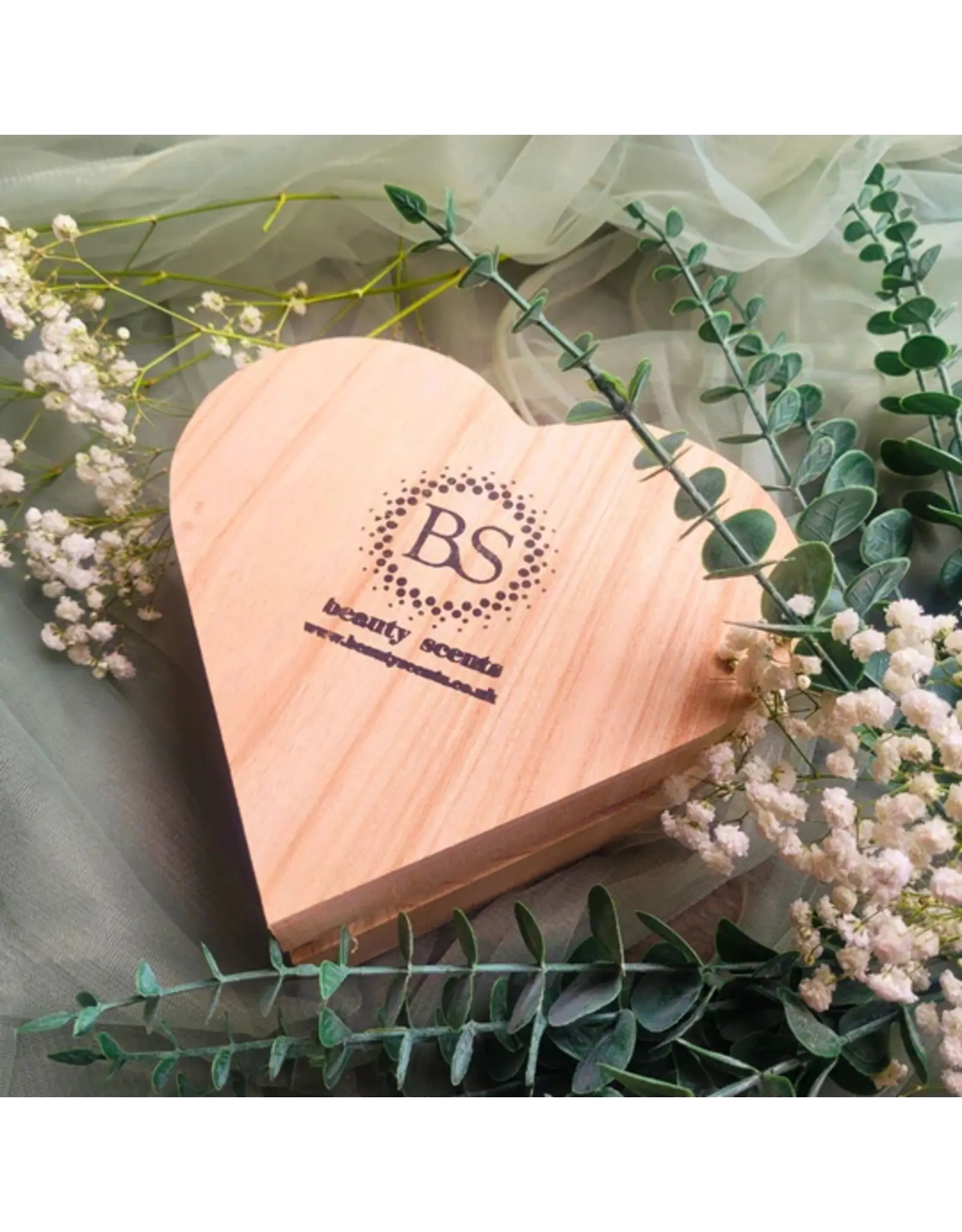 Beauty Scents geurkaarsen  Cadeaubox hart | Orange & Cinnamon | Beauty Scents