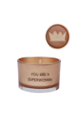 My flame Lifestyle Soja geurkaars | You are a superwoman | My Flame