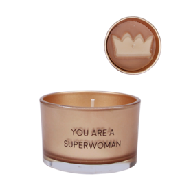My flame Lifestyle Soja geurkaars | You are a superwoman | My Flame