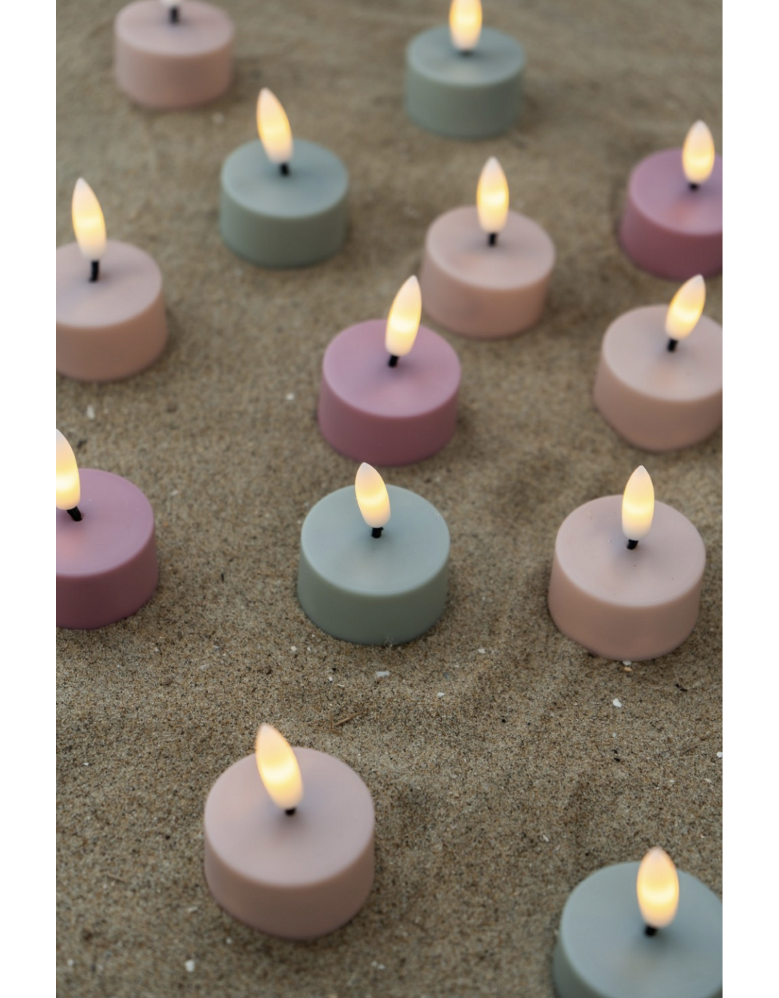 Home Society LED theelichten set 6 | Perzik | Home Society