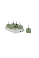 Home Society LED theelichten set 6 | Celadon | Home Society