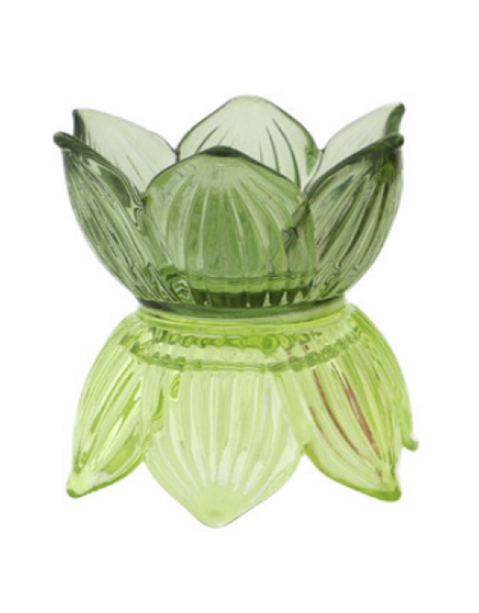 Home Society Theelichthouder Flower Pop |  Groen | Home Society