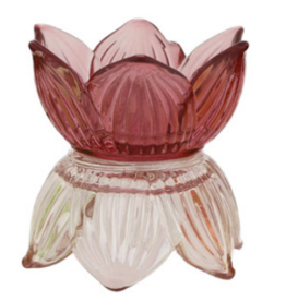 Home Society Theelichthouder Flower Pop | paars | Home Society
