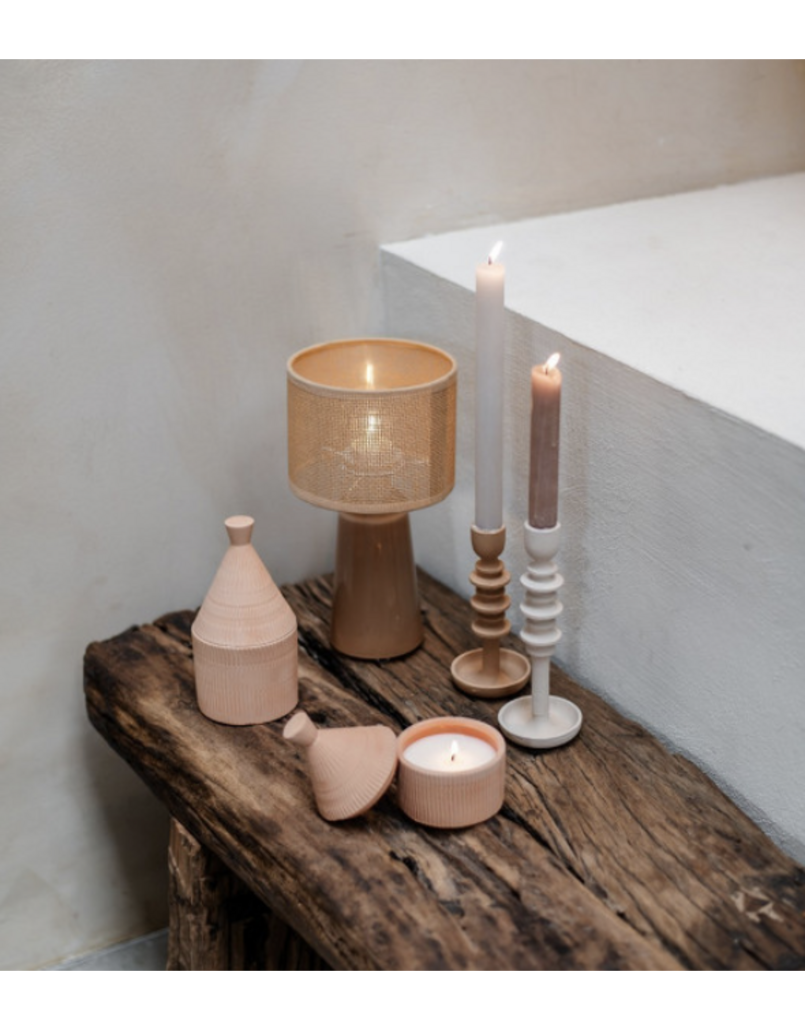 Home Society Kandelaar Vera | Terracotta | Home Society