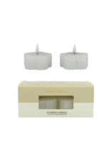 Home Society LED kaars Flower | wit | Home Society