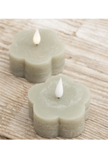 Home Society LED kaars Flower | groen | Home Society