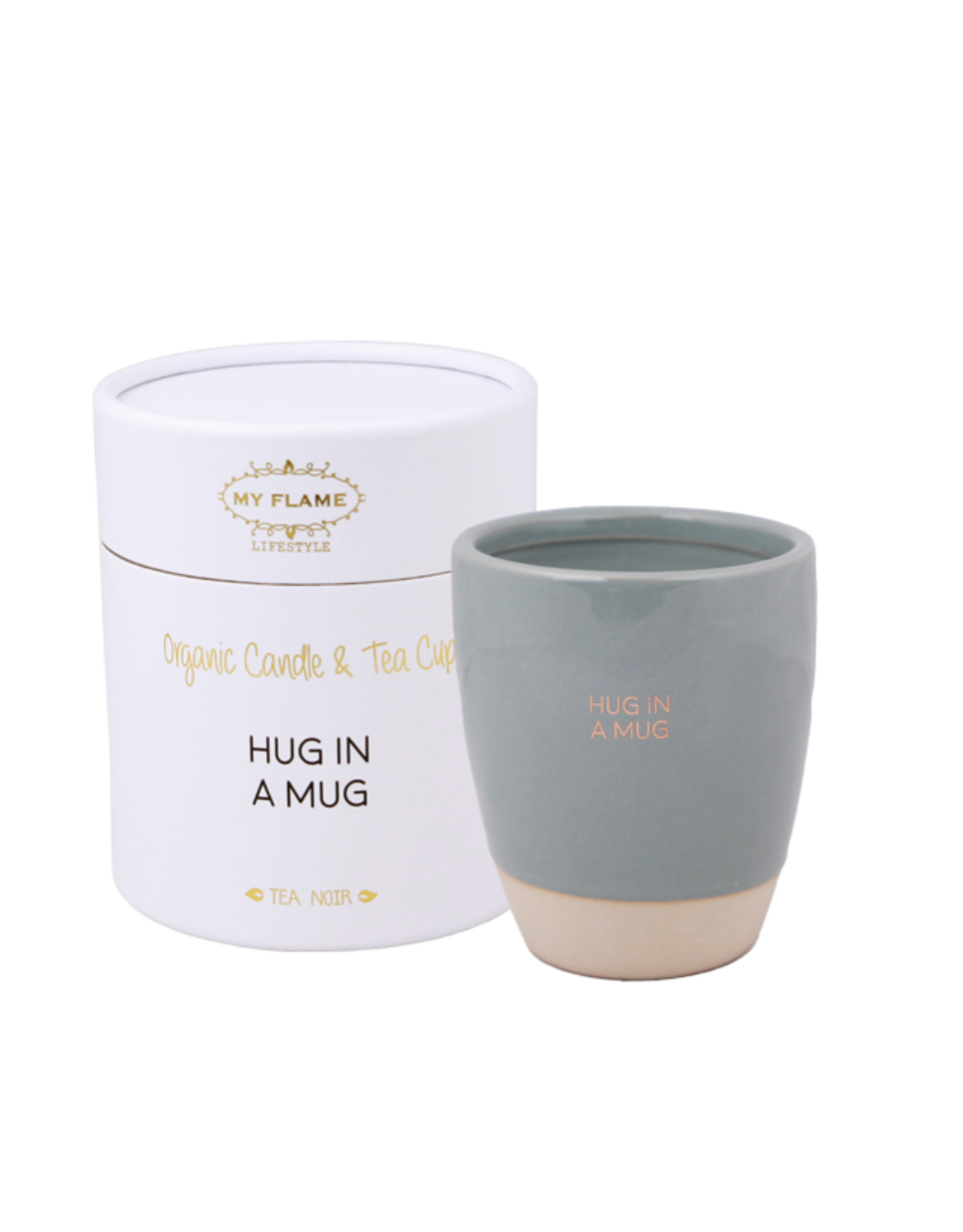 My flame Lifestyle Soja kaars  in theemok| hug in a mug | My flame