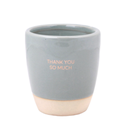 My flame Lifestyle Soja kaars  in koffiemok | thank you so much | My flame