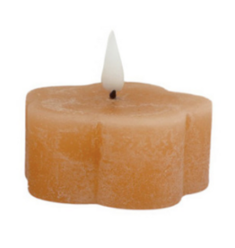 Home Society LED kaars Flower | peach | Home Society
